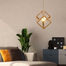 Apliqa Cup Tekli Eskitme Boyalı Modern Sarkıt Mutfak Salon Sarkıt Avize