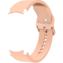 Dlrcase Samsung Galaxy Watch 6 Classic 43MM Kordon Model Uyumlu Kançalı Silikon Krd 50 Bronz