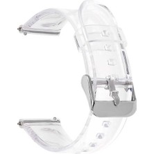 Smcase Zeblaze Beyond 2 Kordon Metal Tokalı Şeffaf Silikon Krd 13 Renksiz