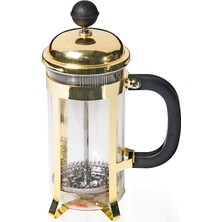 Biradlı Lüx French Press Altın 350 cc