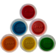Okapi Ekonomik 6 Renk Doğal Hamur 6lı Renk 6'lı Ekonomik