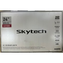 Skytech 24ST2000 24'' 12 ve 220 Volt HD Uydulu LED TV