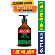 Biocure Kıvırcık Dalgalı ve Hacimli Saçlar Için Saç Düzleştirici Keratin Bakımı Brezilya Fönü 500ml