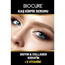 Biocure Biotin & Collagen & Keratin + E Vitaminli Kaş Kirpik Serumu / 12 Ml.