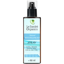 Le Sandre Organics El, Ayak ve Koltuk Altı Terleme Önleyici Sprey 100 ml