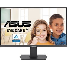 Asus VA24EHF 23.8 IPS Freesync 1920X1080 1ms 100HZ HDMI Vesa Eyecare, Flıcker-Free,cercevesız,dusuk Mavı Isık Monitör