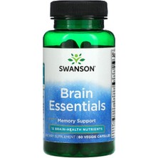 Swanson Brain Essentials 60 Veggie Capsules
