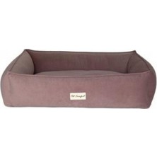 Pet Comfort Golf Neva Toz Pembe Köpek Yatağı L 70X90CM