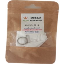 Cleanmix Çay Kazanı Musluk Bezi 1 Paket 5 Adet Takmatik Çelikyaylı Çay Kazanı Musluk Bezi A++ Safir Çaykazanları