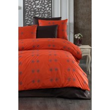 Evlen Home Collection Nakışlı Pamuk Lüks Kalite Nevresim Takımı Çift Kişilik Azelia 6 Parça Çeyizlik Set