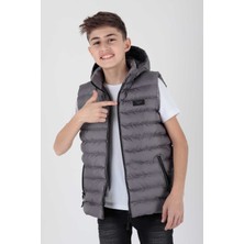 AHENGİM ERKEK ÇOCUK YELEK ERKEK ÇOCUK KAPÜŞONLU ŞİŞME YELEK AK215051