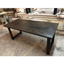 Bintaş Mobilya Venge Rengi Kütük Masa 80X180