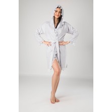 Nuşa Dantelli Bambo Cotton Bornoz