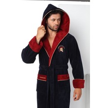 Nuşa Spartacus Kapşonlu Erkek Bornozu