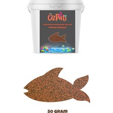 ÖzPati Tüm Akvaryum Süs Balıkları Için Özel Karışık Yem ( Tropical Granulat ) 50 Gram