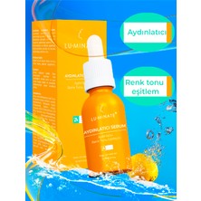 Luminate C Vitamini Serum Arbutin Niacinamid Aydınlatıcı Renk Tonu Eşitleyici Leke, Akne Karşıtı 30 ml