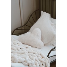 Dery Baby -Teddy Bulut Yastık( 45-35) Cm-Beyaz