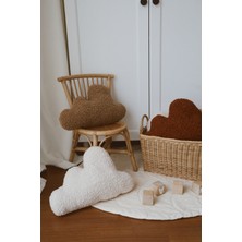 Dery Baby -Teddy Bulut Yastık( 45-35) Cm-Beyaz