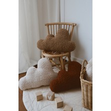Dery Baby -Teddy Bulut Yastık( 45-35) Cm-Beyaz