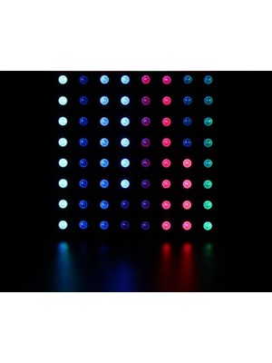 Hazar Led WS2812B Matrix Ekran Rgb LED Ayrı Ayrı Adresli 8x8 Matrix Dijital Esnek Ekran 5 Volt