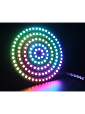 Hazar Led WS2812B Matrix Ekran Rgb LED Ayrı Ayrı Adresli 8 LED Halka LED Matrix Dijital Esnek Ekran 5 Volt