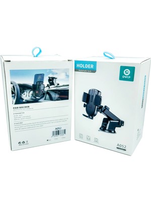 Teknotok Silikon Yapışkanlı Araç Telefon Tutucu Otomatik Kilit Sistemli Dvıp A52