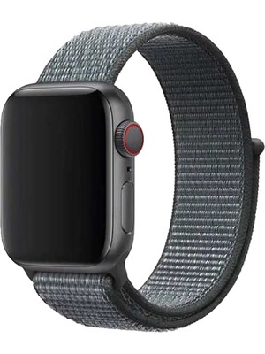 E2M Apple Watch 42-44MM Krd-03 Hasır Gece Parıltısı Kordon