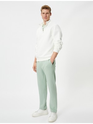 Koton Bol Paça Eşofman Altı Cep Detaylı Beli Bağcıklı