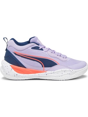 Puma Playmaker Pro Splatter Erkek Beyaz Basketbol Ayakkabısı 37757604