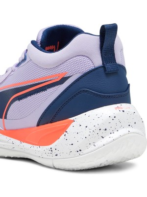 Puma Playmaker Pro Splatter Erkek Beyaz Basketbol Ayakkabısı 37757604