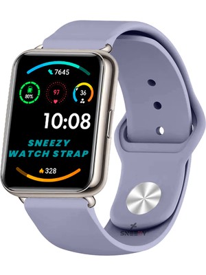Sneezy Huawei Watch Fit 2 Uyumlu Purelux Soft Silikon Kordon