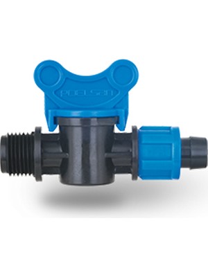 Poelsan Ters Kilitli ¾/" x 16 Mini Vana Erkek Damlama(Dn8) (Somunlu) 50 Adet