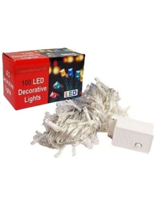 LED Dekoratif LED Işık 100 LED Priz Girişli Parti Süsleme Ledi Noel Ağaç Süsleme Renkli LED Işıklar