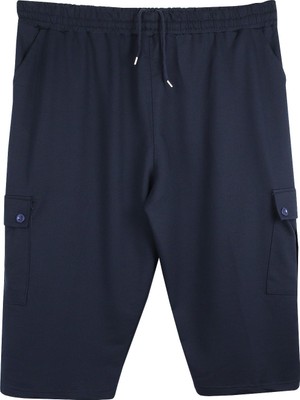 Maruf Shop Büyük Beden Kargo Cepli Penye Kapri