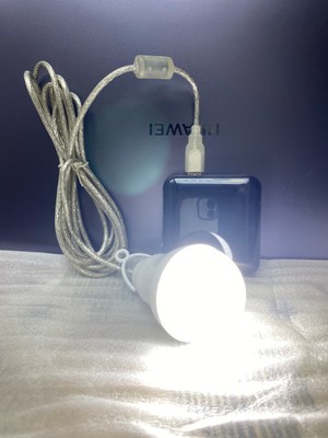 Enuygunenmoda Kamp Lambası 3 Metre LED Ampul USB Kamp Lambası Mini Kamp Feneri 5V Taşınabilir 3 Metre Beyaz Işık