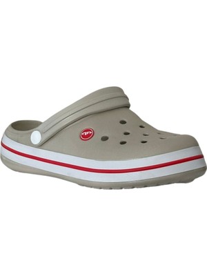 Akınalbella E195 Bej Kadın Hastane Sabo Terlik Sandalet