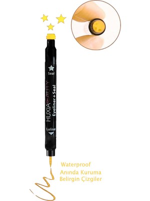 Seal Yıldız Damgalı Çift Başlı Eyeliner - Çabuk Kuruyan Yıldız Eyeliner Damgası