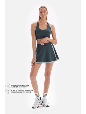Dagi Petrol Kadın Şort Etek Anvelop