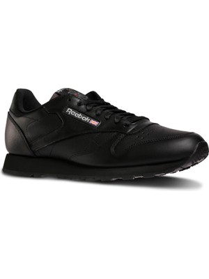 Reebok Classıc Leather 100008494 Deri Ayakkabı Siyah