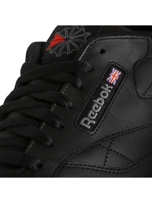 Reebok Classıc Leather 100008494 Deri Ayakkabı Siyah