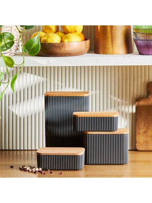 Karaca Massimo Plastik Saklama Kabı Seti 2L 1L 2x0,5L BPA Free Sızdırmaz Çok Amaçlı Kullanım