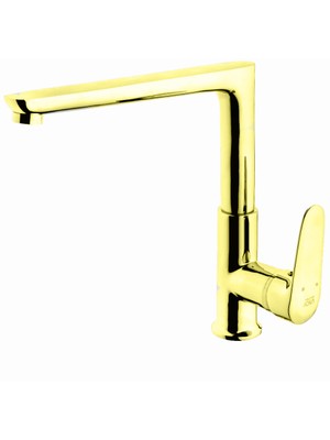 Üso Su Armatürleri Armoni Mutfak Bataryası Gold