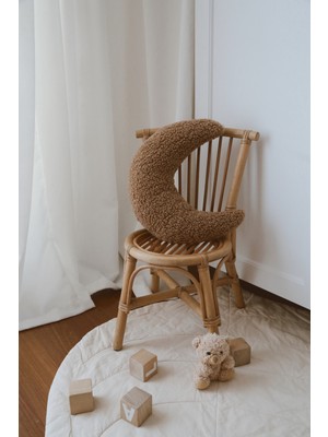 Dery Baby -Teddy Ay Yastık( 35-28) Cm-Camel