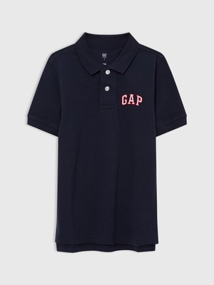 Gap Erkek Çocuk Lacivert Gap Logo Polo Yaka T-Shirt