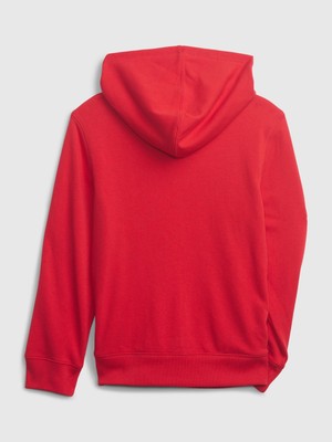 Gap Erkek Çocuk Logo Fermuarlı Havlu Kumaş Sweatshirt