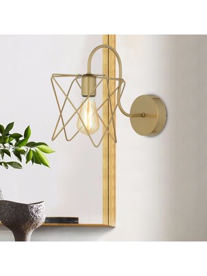 Apliqa Mondi Eskitme Tekli Aplik Duvar Lambası