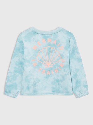 Gap Batik Desenli Bisiklet Sweatshirt