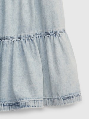 Gap Denim Kat Kat Askılı Washwell™ Elbise