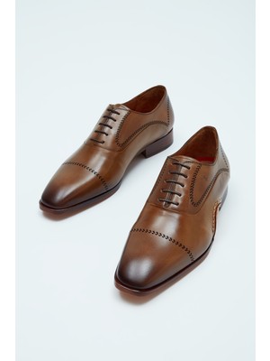 Tamer Tanca Erkek Deri Klasik Ayakkabı 987 010 Erk Ayk Y23