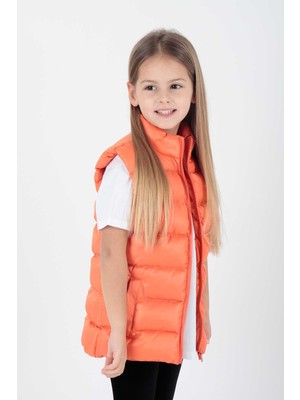AHENGİM KIZ ÇOCUK YELEK KIZ ÇOCUK ŞİŞME YELEK NAKIŞLI AK216869